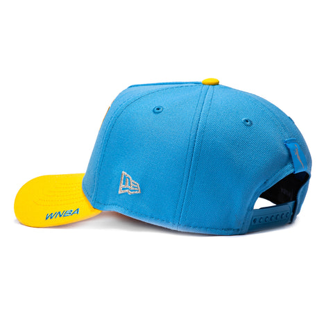 WNBA26 AF940 TIP OFF SKY LBL/GLD SN
New Era 9Forty A-Frame 2026 WNBA Tip Off  Snapback Hat New Era