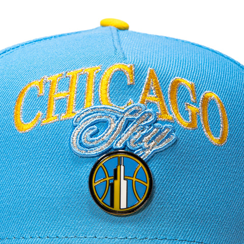 WNBA26 AF940 TIP OFF SKY LBL/GLD SN
New Era 9Forty A-Frame 2026 WNBA Tip Off  Snapback Hat New Era