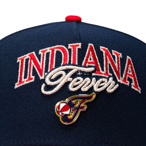 New Era 9Forty A-Frame 2026 WNBA Tip Off Indiana Fever Snapback Hat - Navy, Red New Era