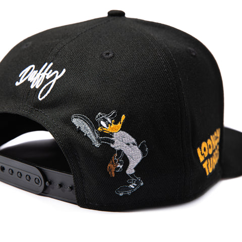New Era 9Fifty Looney Tunes Arizona Diamondbacks Daffy Patch Snapback Hat - Black New Era