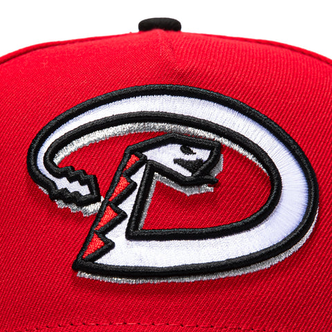 New Era 9Forty A-Frame Arizona Diamondbacks Inaugural Patch D Snapback Hat - Red, Black New Era