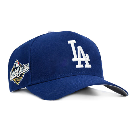 New Era 9Forty A-Frame Los Angeles Dodgers 2025 World Series Patch Snapback Hat - Royal New Era