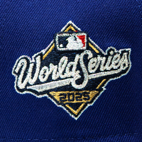 New Era 9Forty A-Frame Los Angeles Dodgers 2025 World Series Patch Snapback Hat - Royal New Era