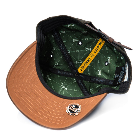Melin Thermal Odysea Scout Snapback Hat - Green Heather, Brown Melin