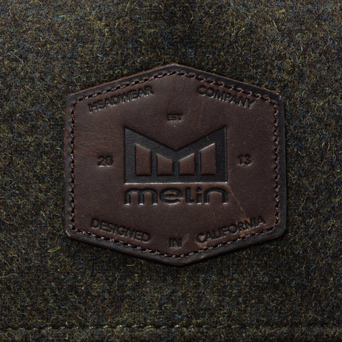 Melin Thermal Odysea Scout Snapback Hat - Green Heather, Brown Melin