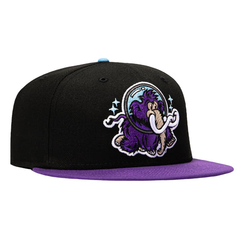 New Era 59Fifty Erie SeaWolves Moon Mammoth Hat - Black, Purple New Era