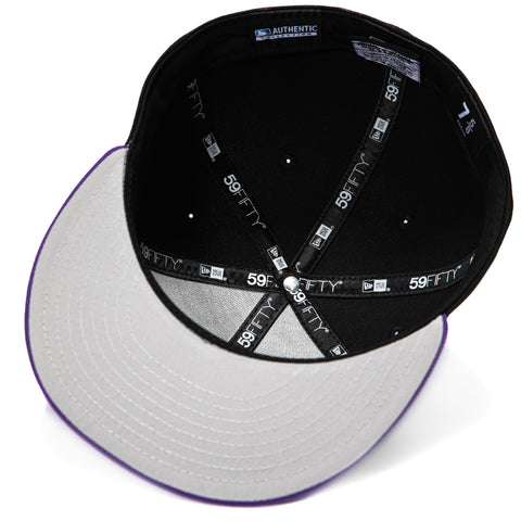 New Era 59Fifty Erie SeaWolves Moon Mammoth Hat - Black, Purple New Era