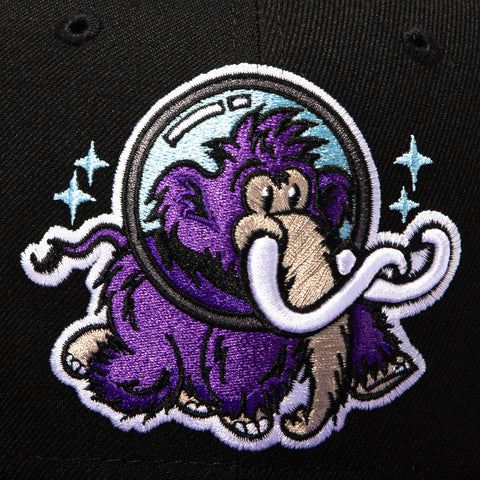 New Era 59Fifty Erie SeaWolves Moon Mammoth Hat - Black, Purple New Era
