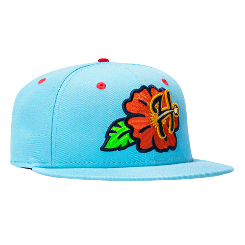 New Era 59Fifty Harrisburg Senators Luau Hat - Black, Purple New Era