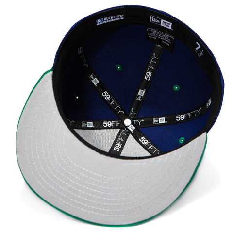 New Era 59Fifty Hartford Whalers Rock Cats Hat - Royal, Kelly New Era