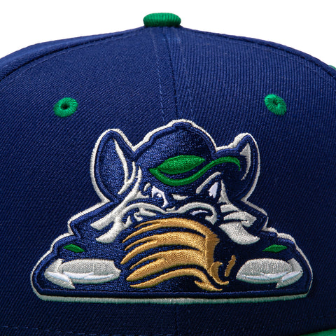 New Era 59Fifty Hartford Whalers Rock Cats Hat - Royal, Kelly New Era