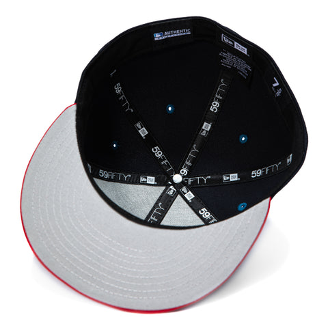 New Era 59Fifty Round Rock Express Train Bandits Hat - Navy, Red New Era