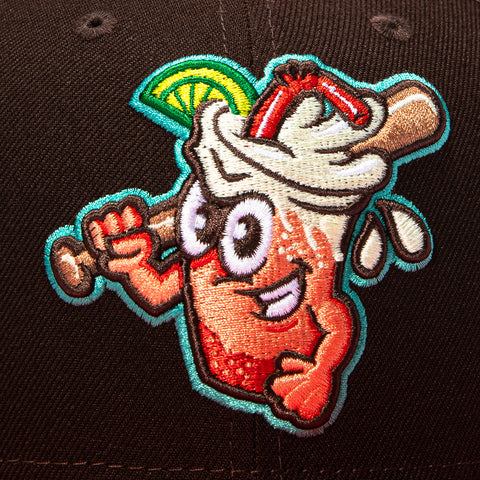 New Era 59Fifty Salt Lake Bees Dirty Sodas Hat - Brown, Red New Era