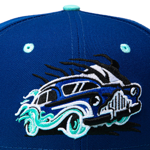 New Era 59Fifty Eerie Wearies Beloit Hat - Royal, Mint New Era