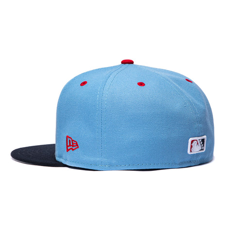 New Era 59Fifty Binghamton Rumble Ponies Bobbers Hat - Light Blue, Navy New Era