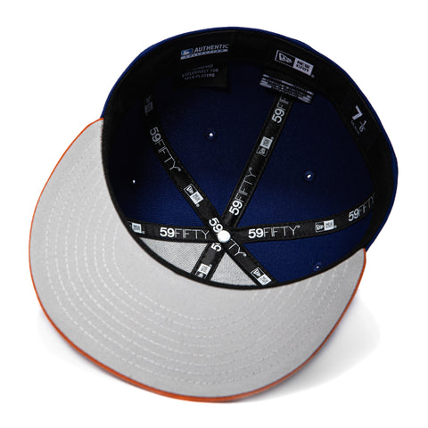 New Era 59Fifty Durham Bulls D Hat - Royal, Burnt Orange New Era