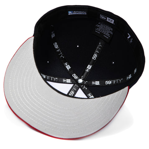 New Era 59Fifty Inland Empire 66ers Rail Hat - White, Navy, Cardinal New Era