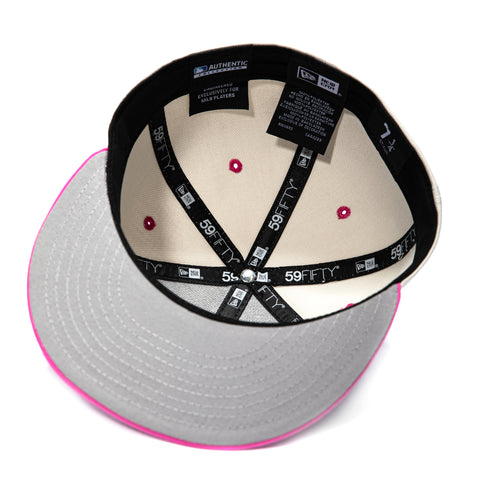 New Era 59Fifty Augusta Green Jackets Soul Rail Hat - Navy, White, Magenta New Era
