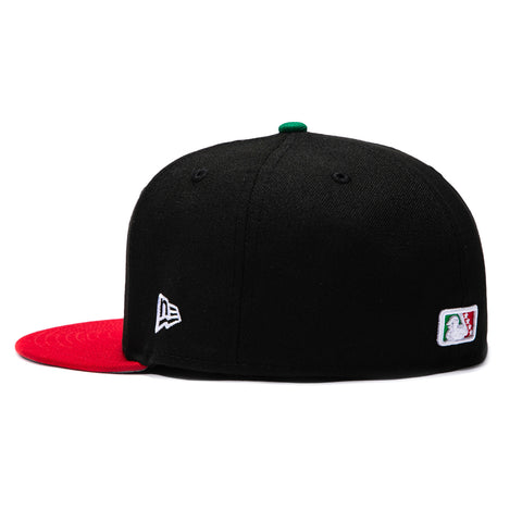 New Era 59Fifty Winston Salem Dash Reapers Hat - Black, Red New Era