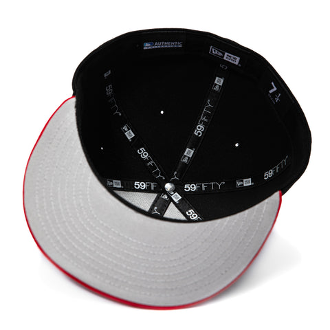 New Era 59Fifty Winston Salem Dash Reapers Hat - Black, Red New Era