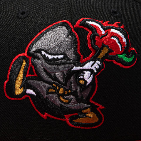 New Era 59Fifty Winston Salem Dash Reapers Hat - Black, Red New Era