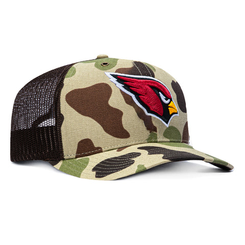 47 Brand x Carhartt Trucker Arizona Cardinals Adjustable Snapback Hat - Camo 47 Brand