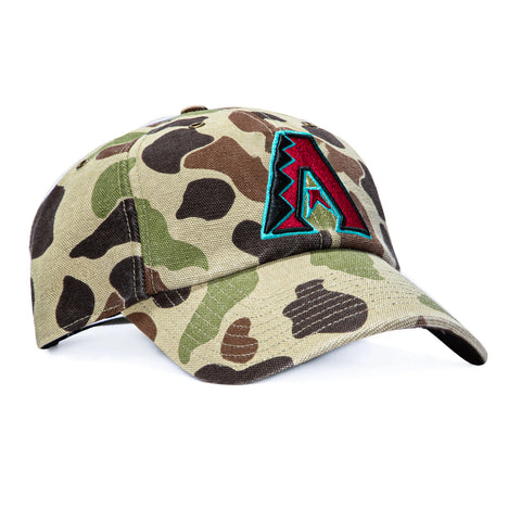 47 Brand x Carhartt Arizona Diamondbacks Cleanup Adjustable Strapback Hat - Camo 47 Brand