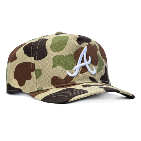47 Brand x Carhartt Atlanta Braves Hitch Adjustable Snapback Hat - Camo 47 Brand