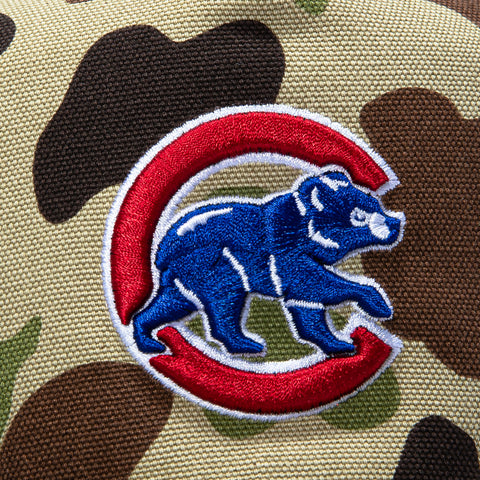 47 Brand x Carhartt Chicago Cubs Hitch Adjustable Snapback Hat - Camo 47 Brand
