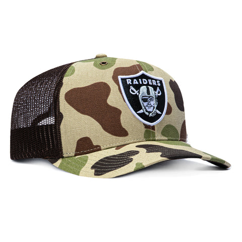47 Brand x Carhartt Trucker Las Vegas Raiders Adjustable Snapback Hat - Camo 47 Brand