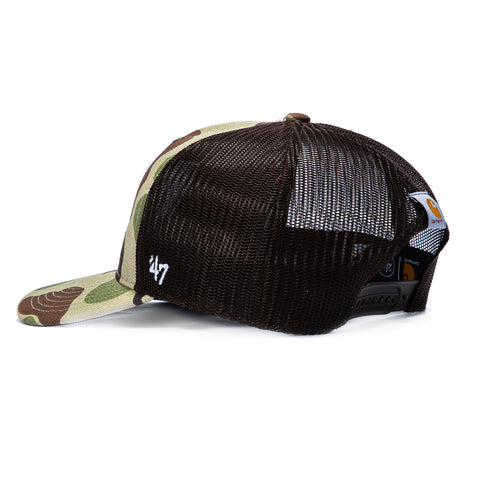 47 Brand x Carhartt Trucker San Francisco 49ers Adjustable Snapback Hat - Camo 47 Brand