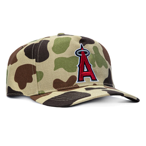 47 Brand x Carhartt Los Angeles Angels Hitch Adjustable Snapback Hat - Camo 47 Brand