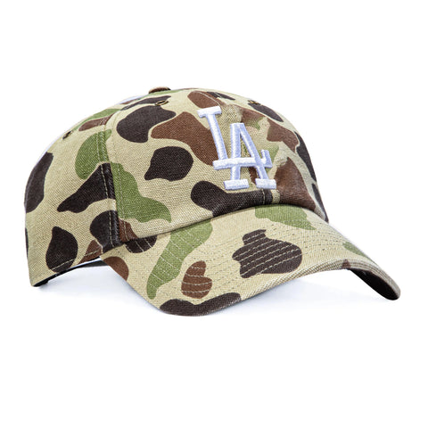 47 Brand x Carhartt Los Angeles Dodgers Cleanup Adjustable Strapback Hat - Camo 47 Brand