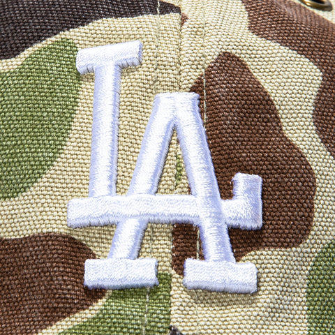 47 Brand x Carhartt Los Angeles Dodgers Cleanup Adjustable Strapback Hat - Camo 47 Brand