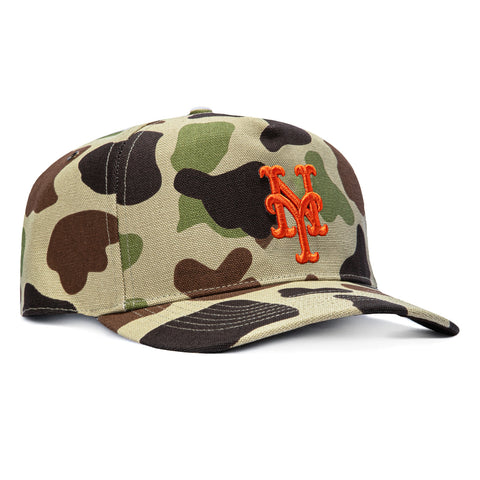 47 Brand x Carhartt New York Mets Hitch Adjustable Snapback Hat - Camo 47 Brand