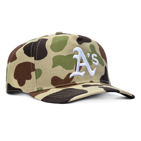 47 Brand x Carhartt Oakland Athletics Hitch Adjustable Snapback Hat - Camo 47 Brand