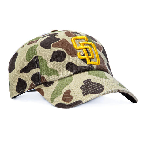 47 Brand x Carhartt San Diego Padres Cleanup Adjustable Strapback Hat - Camo 47 Brand