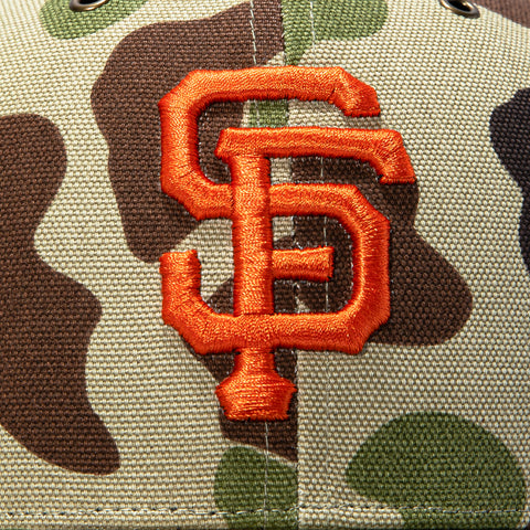 47 Brand x Carhartt Trucker San Francisco Giants Adjustable Snapback Hat - Camo 47 Brand