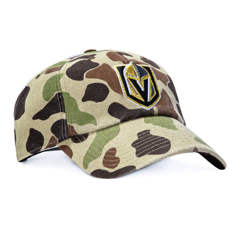 47 Brand x Carhartt Vegas Golden Knights Cleanup Adjustable Strapback Hat - Camo 47 Brand