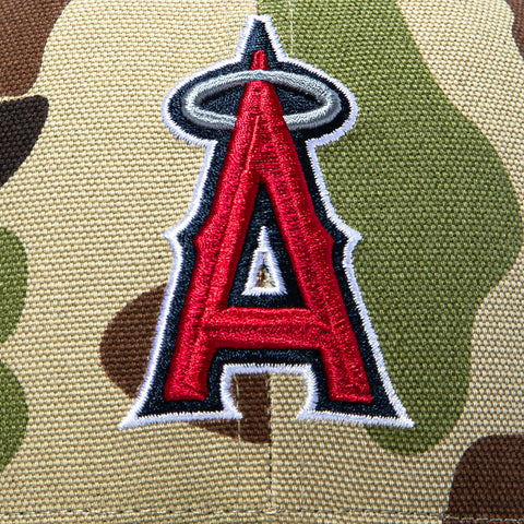 47 Brand x Carhartt Trucker Los Angeles Angels Adjustable Snapback Hat - Camo 47 Brand