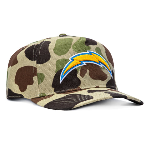 47 Brand x Carhartt Los Angeles Chargers Hitch Adjustable Snapback Hat - Camo 47 Brand