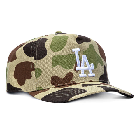 47 Brand x Carhartt Los Angeles Dodgers Hitch Adjustable Snapback Hat - Camo 47 Brand