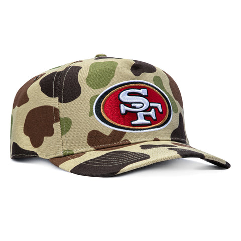 47 Brand x Carhartt San Francisco 49ers Hitch Adjustable Snapback Hat - Camo 47 Brand
