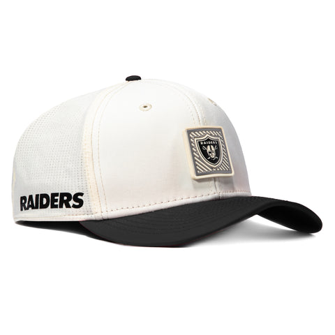 New Era 9Seventy 2026 Training Camp Las Vegas Raiders Stretch-Snap Hat - White, Black New Era