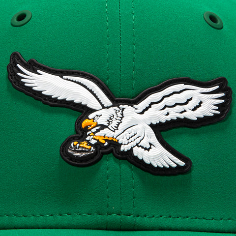 New Era 9Seventy Philadelphia Eagles 2026 NFL Sideline Stretch Snapback Pre-curved Hat - Green New Era