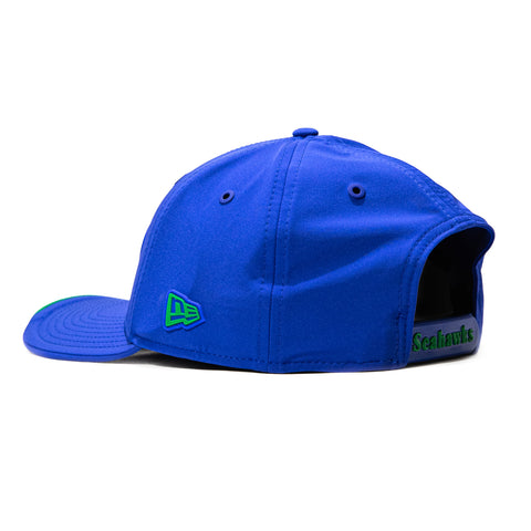 New Era 9Seventy Seattle Seahawks 2026 NFL Sideline Stretch Snapback Pre-curved Hat - Royal New Era