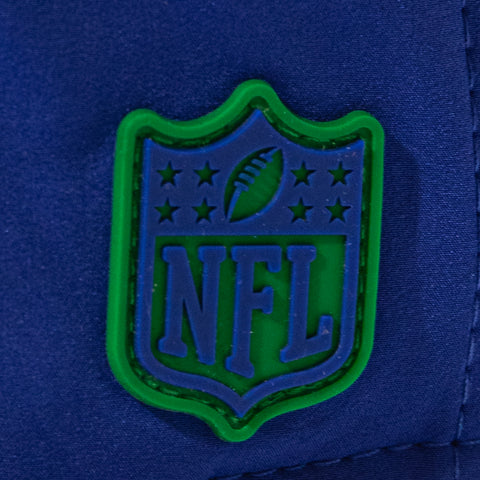 New Era 9Seventy Seattle Seahawks 2026 NFL Sideline Stretch Snapback Pre-curved Hat - Royal New Era