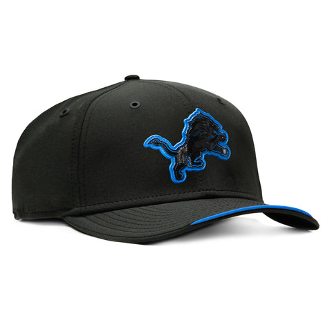 New Era 9Seventy Detroit Lions 2026 NFL Sideline Stretch Snapback Pre-curved Hat - Black New Era