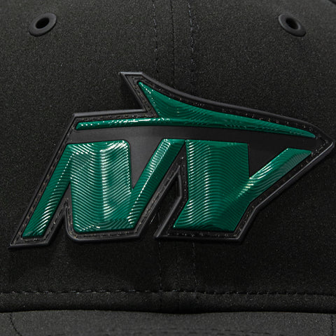 New Era 9Seventy New York Jets 2026 NFL Sideline Stretch Snapback Pre-curved Hat - Black New Era