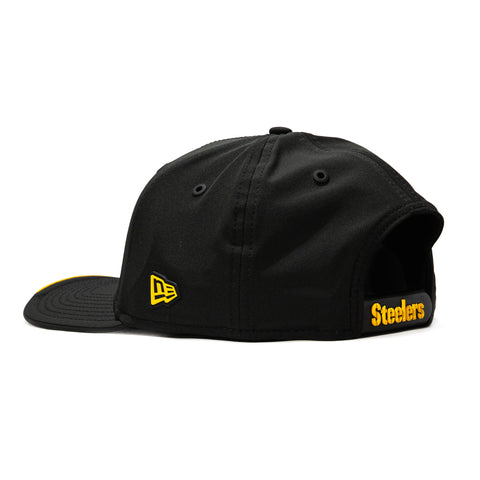 New Era 9Seventy Pittsburgh Steelers 2026 NFL Sideline Stretch Snapback Pre-curved Hat - Black New Era